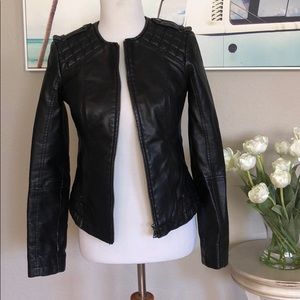 Express faux leather jacket